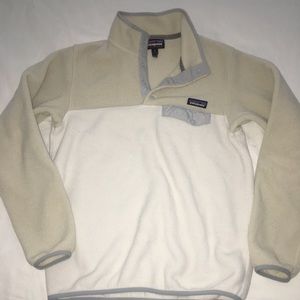 Patagonia Cream Synchilla Snap-t Pullover
